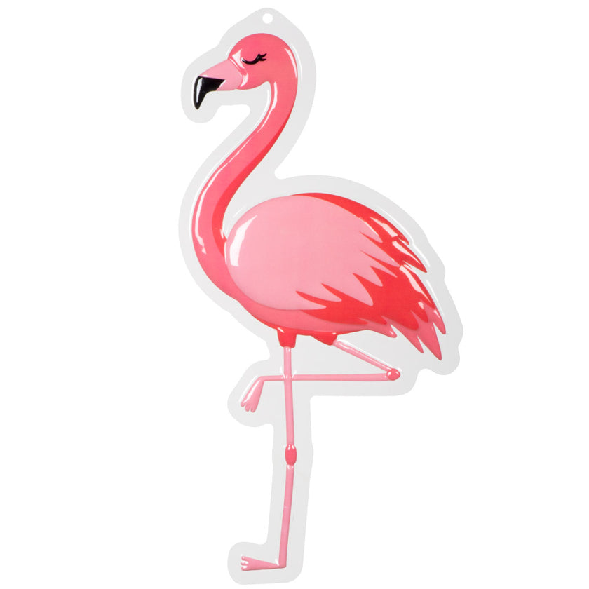 Décoration à suspendre flamant rose - Flamingo Party