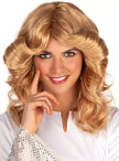 Perruque blonde années 70