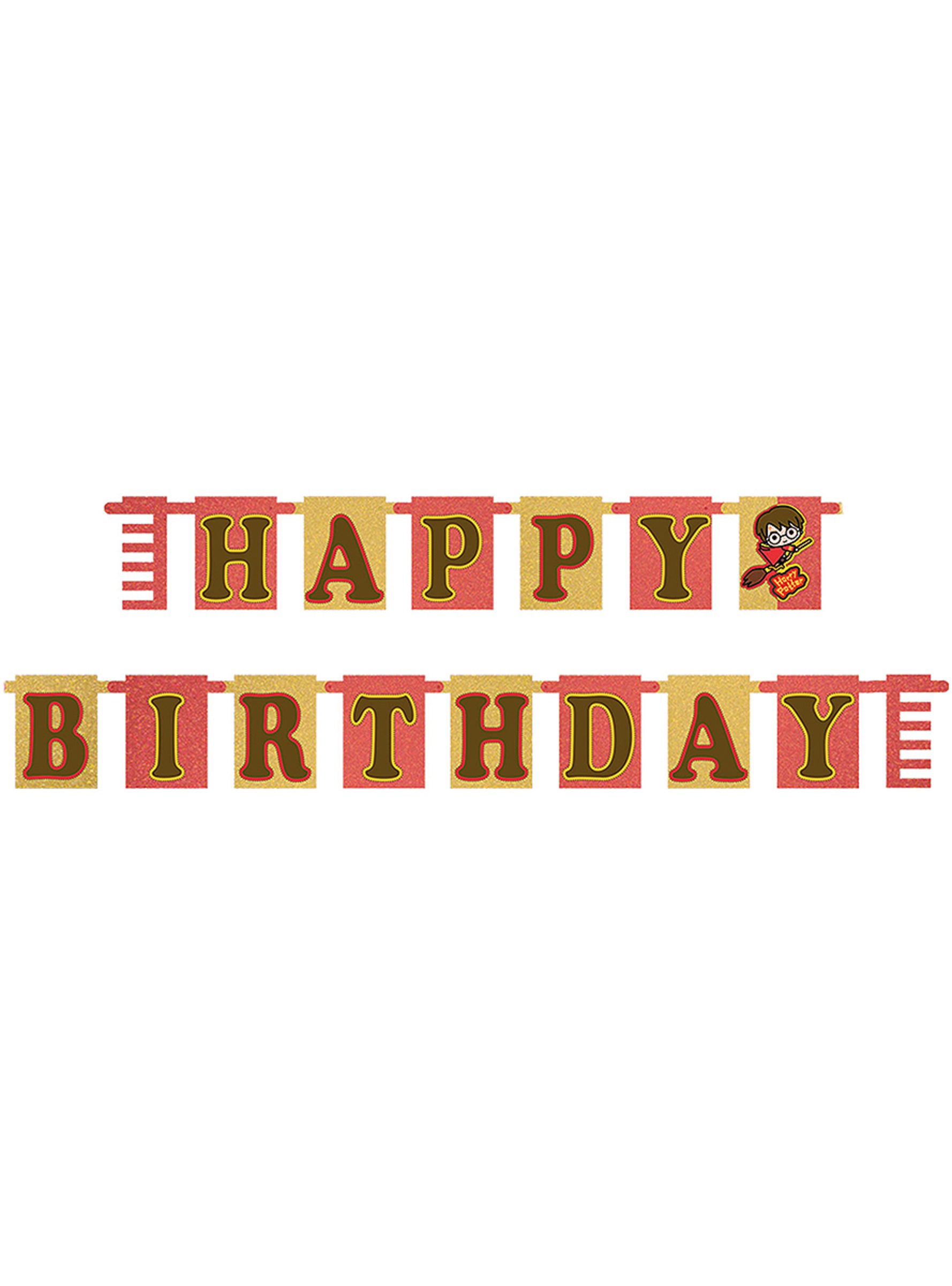 Guirlande Harry Potter Happy Birthday - Lumos Collection