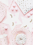 20 Serviettes en papier en forme d'étoile - Unicorn Collection