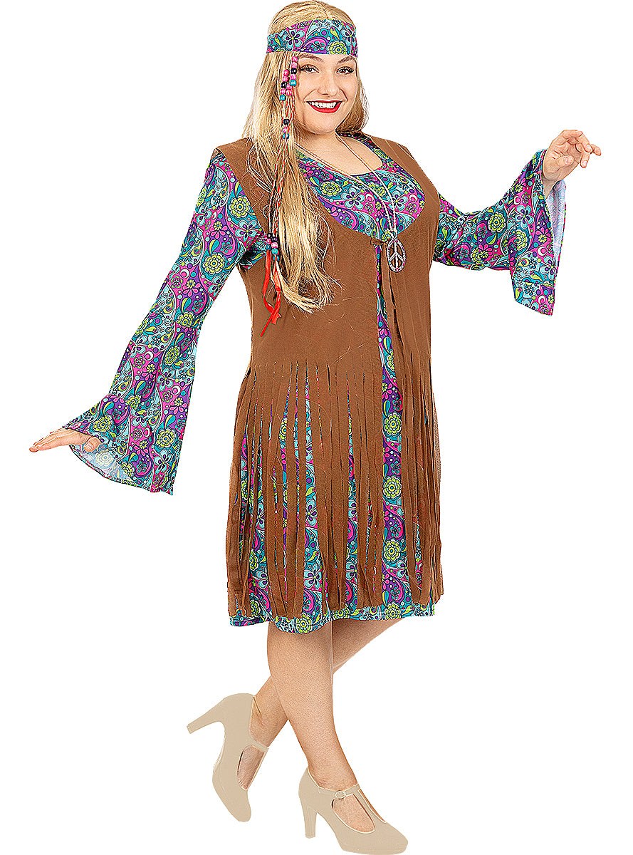 Déguisement hippie femme grande taille