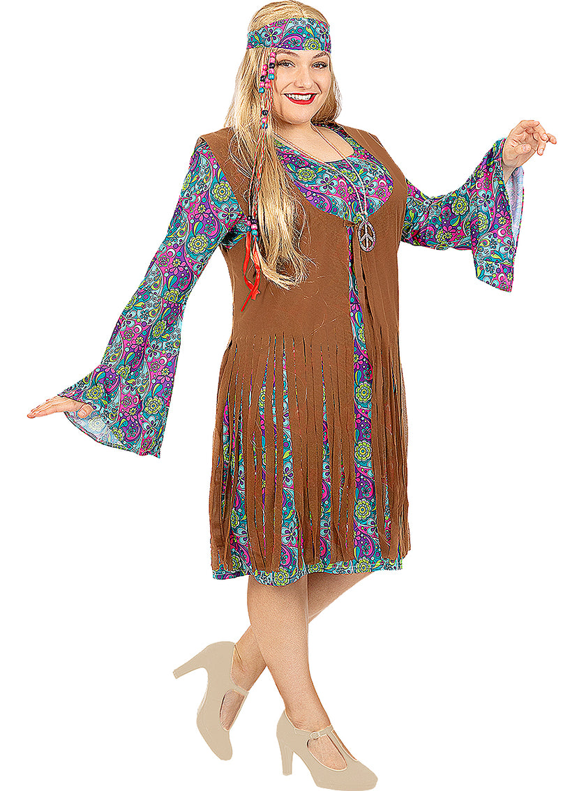 Déguisement hippie femme grande taille