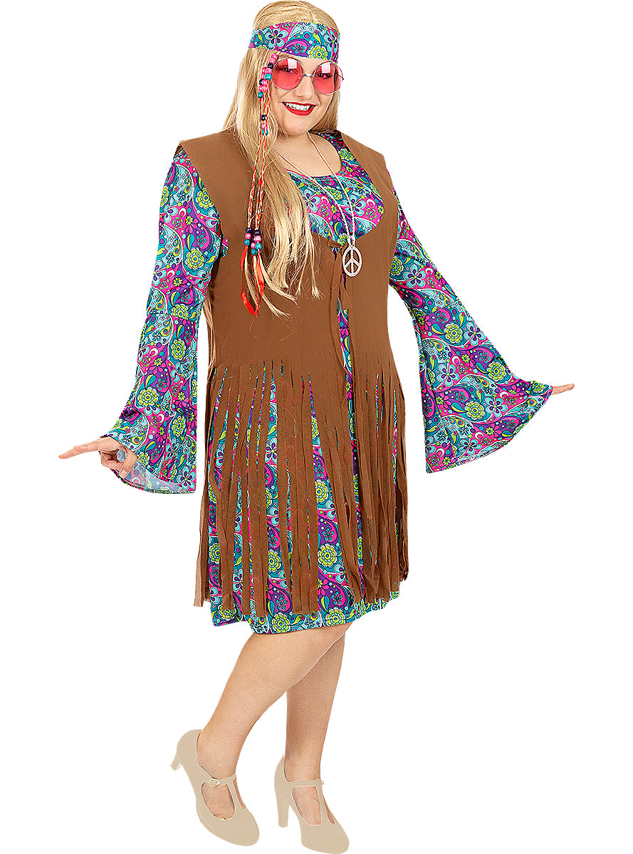 Déguisement hippie femme grande taille