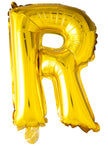 Ballon lettre R doré (102 cm)