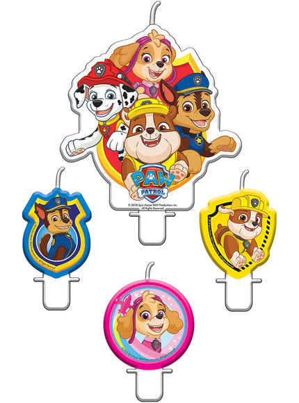 6 bougies La Pat’Patrouille (15 cm)