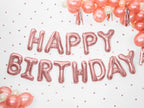 Ballons Happy Birthday tons roses variés (340 cm) - Celebration Party