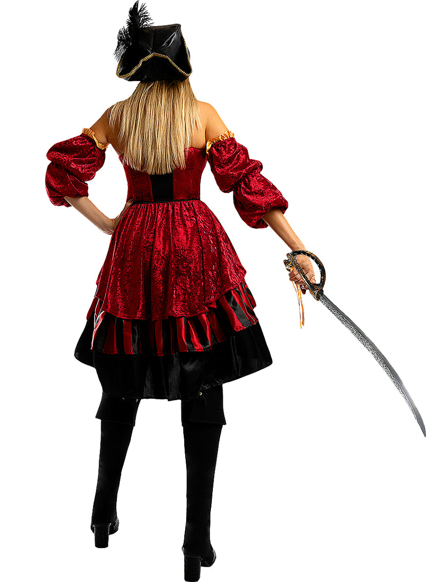 Déguisement pirate corsaire élégante femme