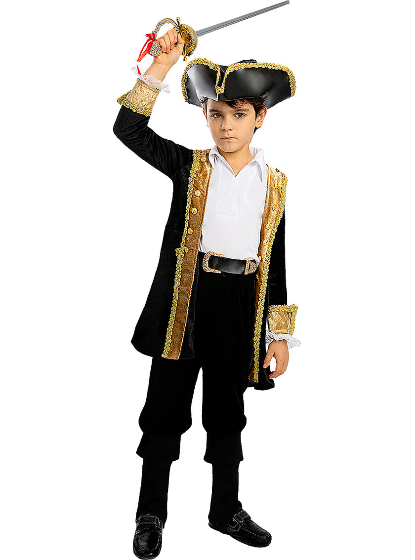 Déguisement pirate deluxe enfant - Collection colonial