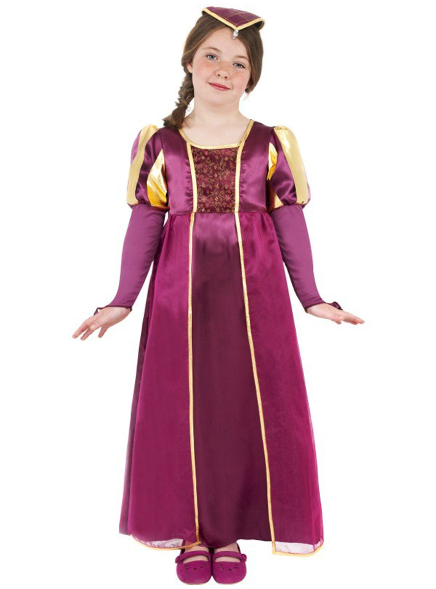 Déguisement de femme Tudor pour fille