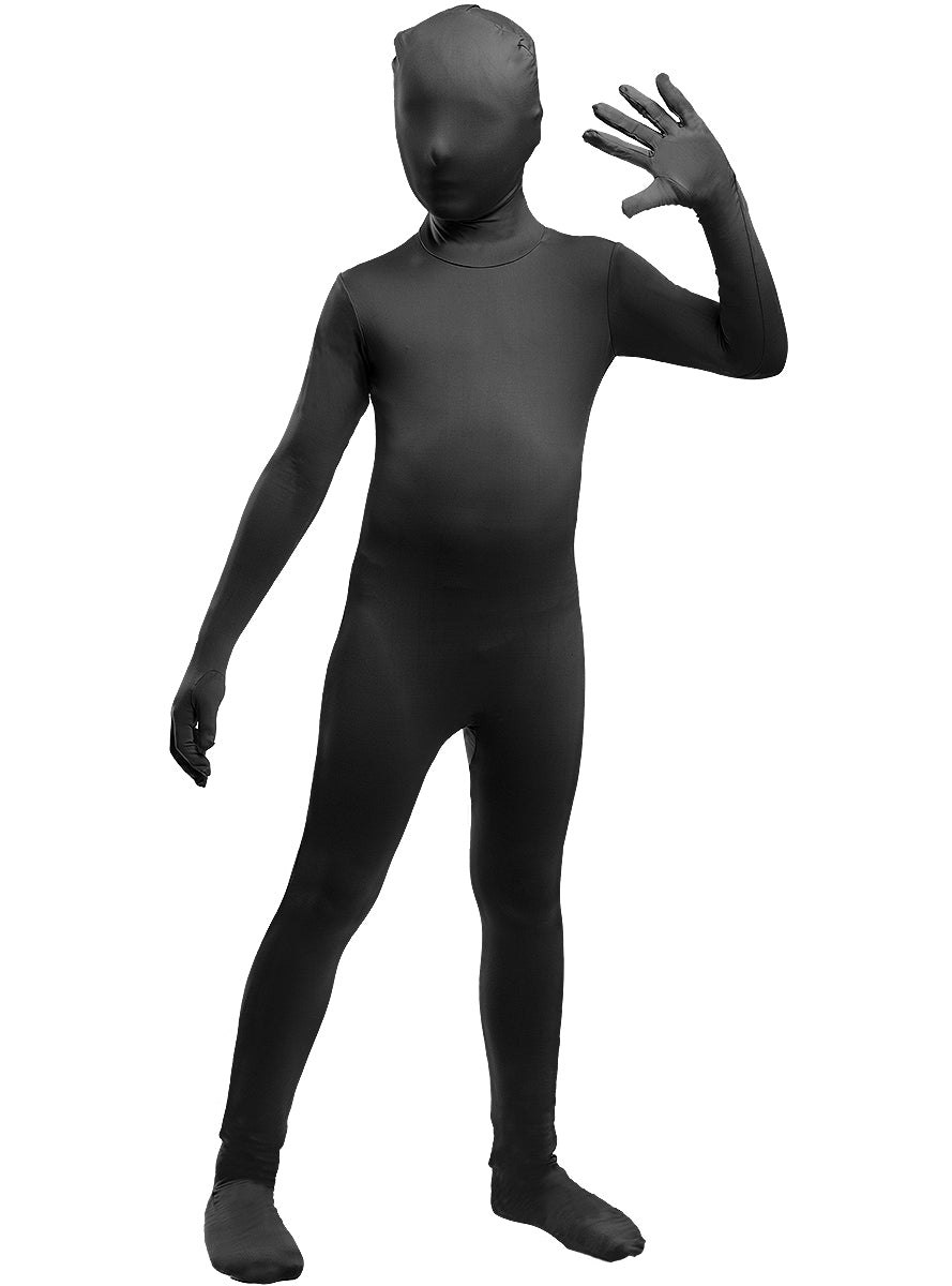 Déguisement seconde peau noir enfant