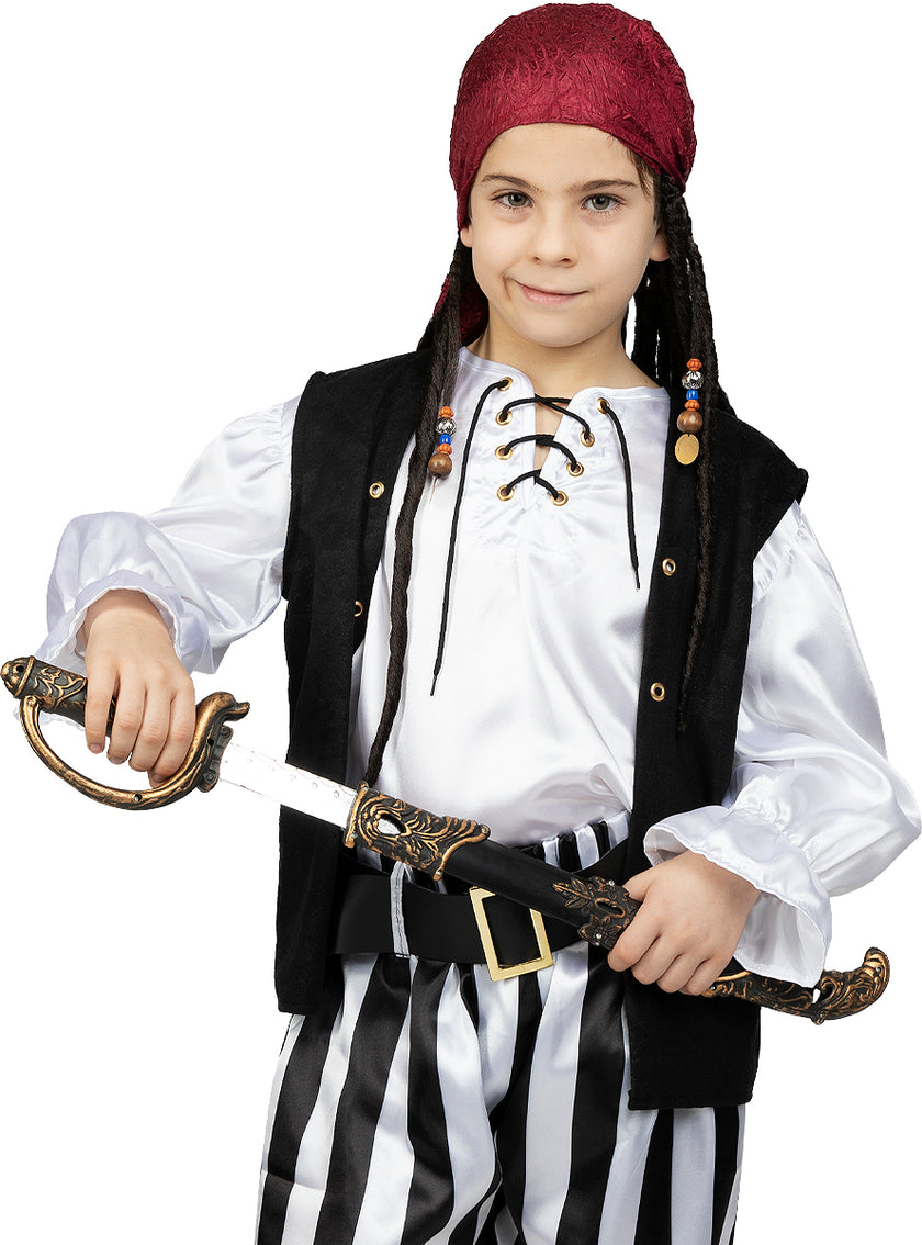 Bandana avec dreadlocks enfant