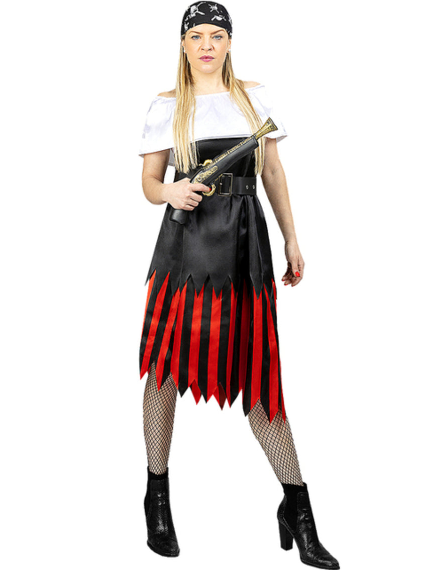 Bandana pirate noir