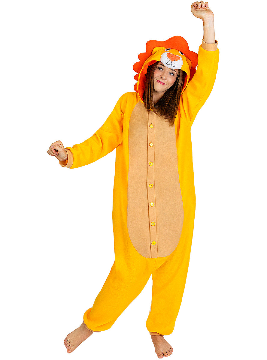 Déguisement lion onesie adulte