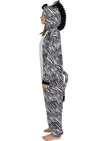 Déguisement zèbre onesie adulte