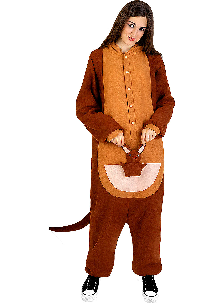 Déguisement kangourou onesie adulte