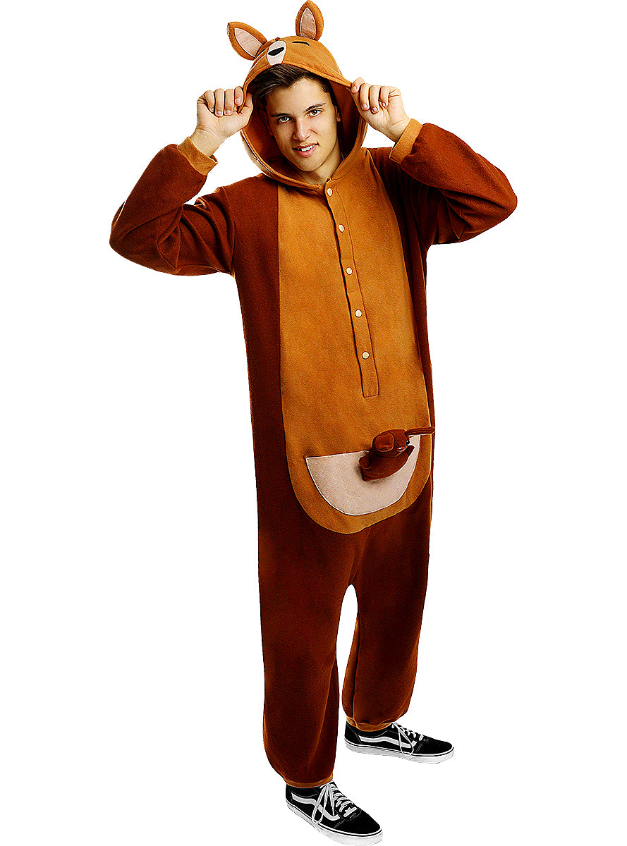 Déguisement kangourou onesie adulte