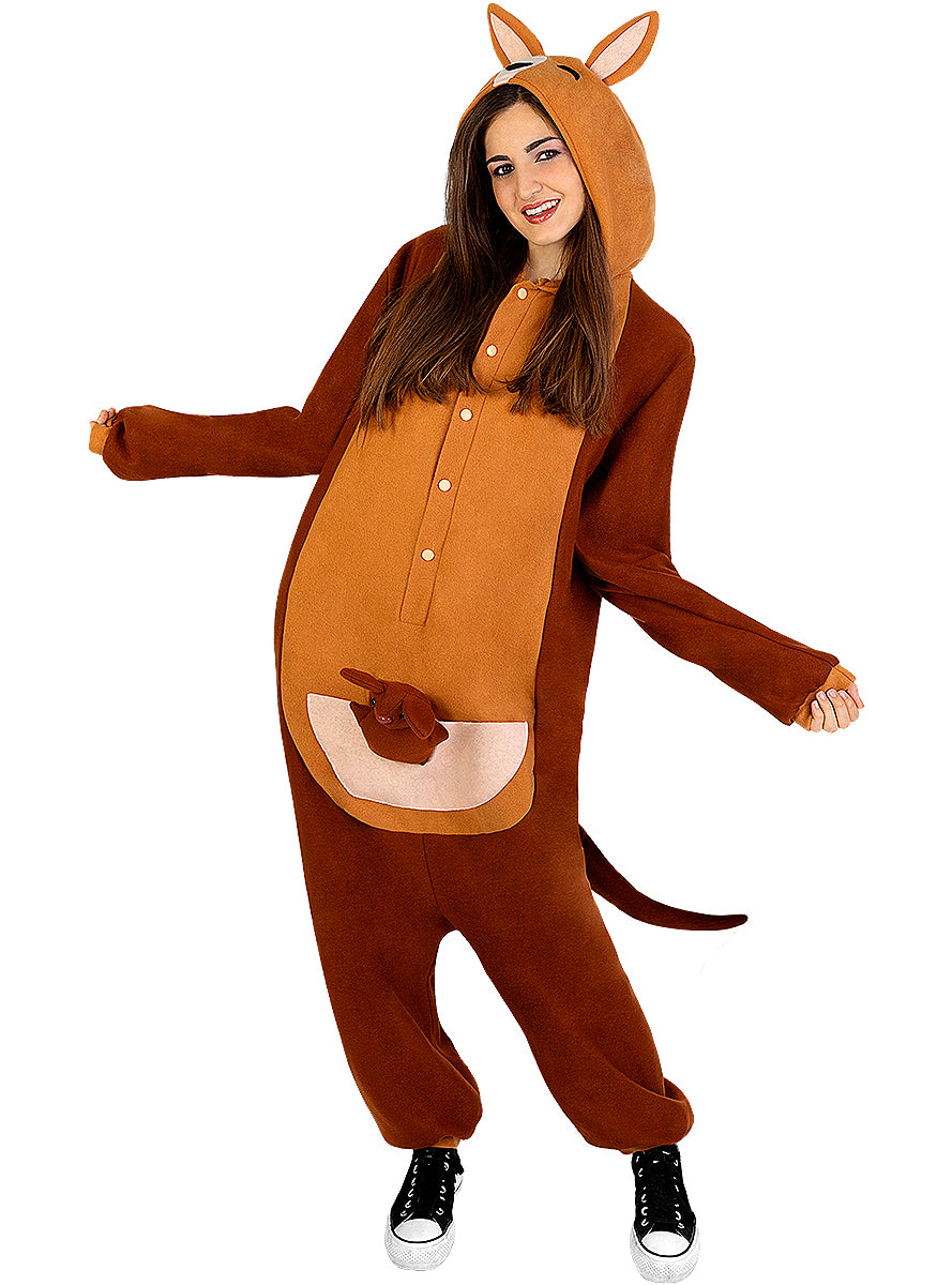 Déguisement kangourou onesie adulte