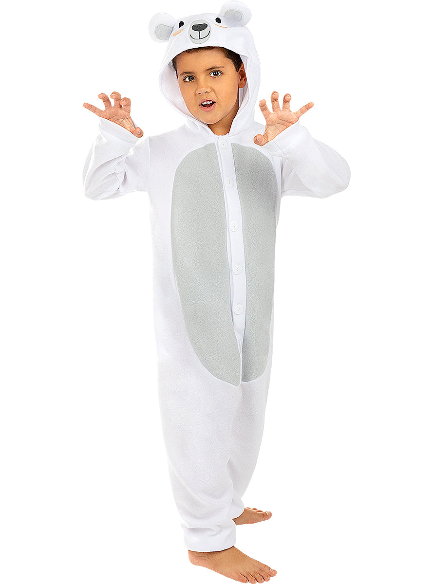 Déguisement ours polaire onesie enfant
