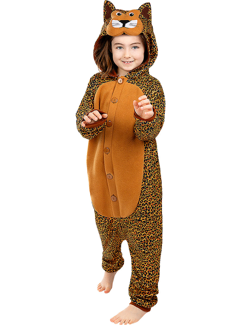 Déguisement léopard onesie enfant