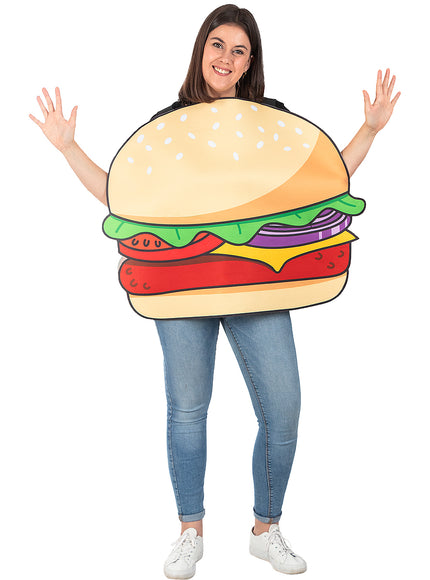 Déguisement hamburger adulte