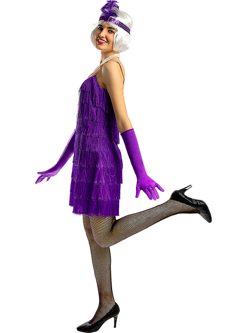 Déguisement charleston années 20 violet