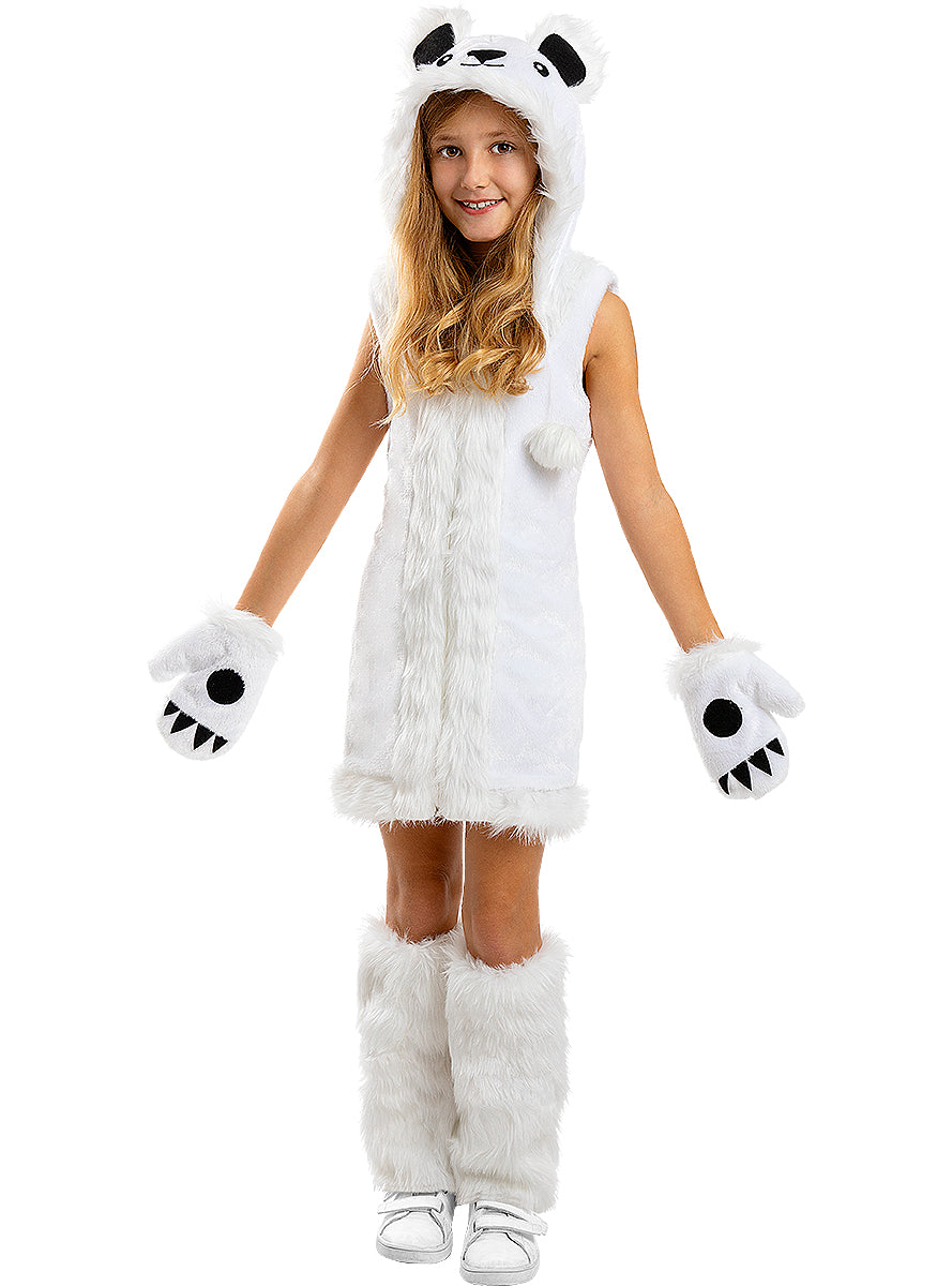 Déguisement ours polaire fille