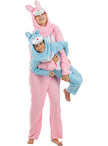Déguisement lapin rose adulte