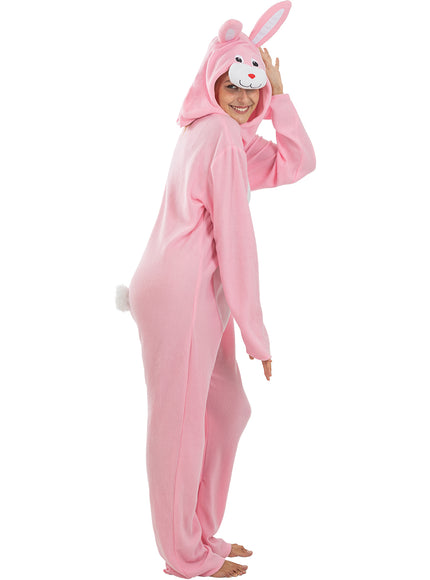 Déguisement lapin rose adulte