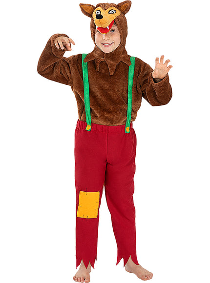 Déguisement loup féroce enfant