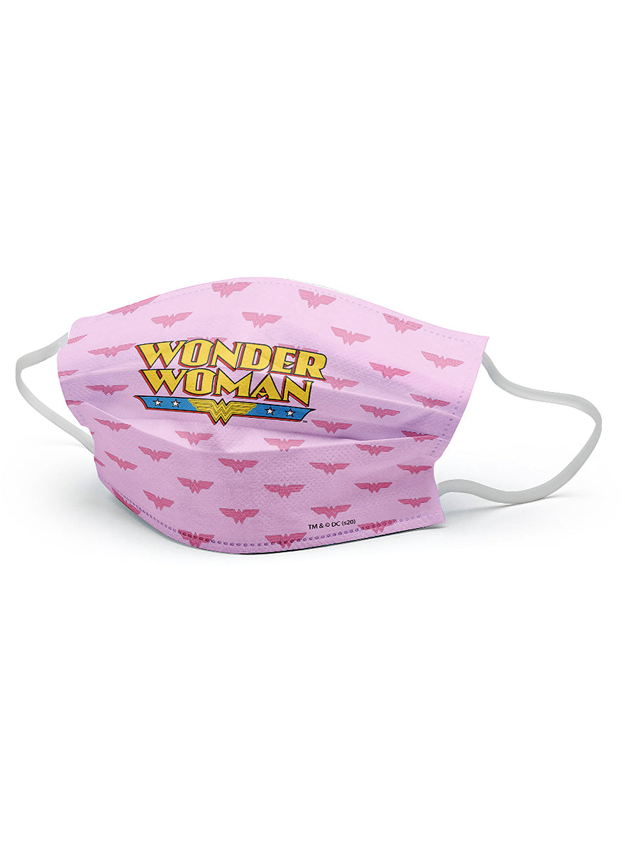 Masque Wonder Woman rose femme