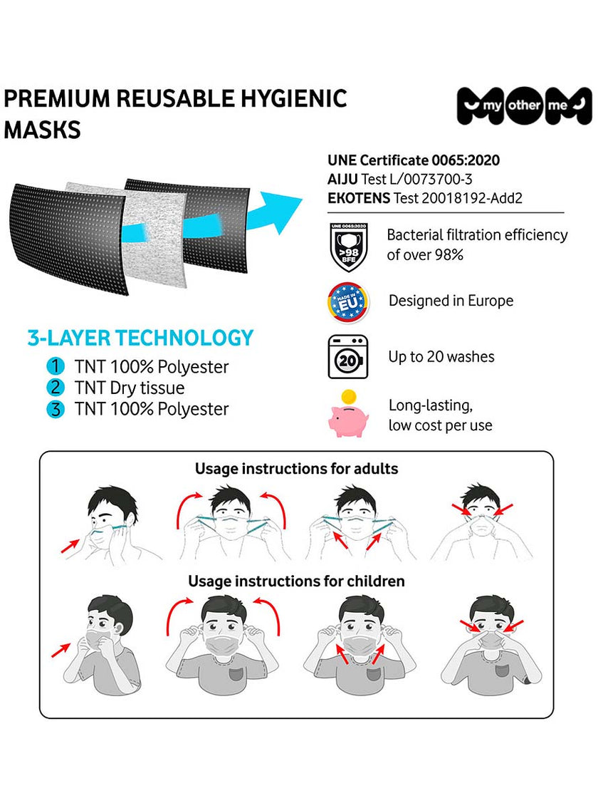 Masque Super Zings enfant bleu et rouge (2 unités)