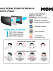 Masque Super Zings enfant bleu et rouge (2 unités)