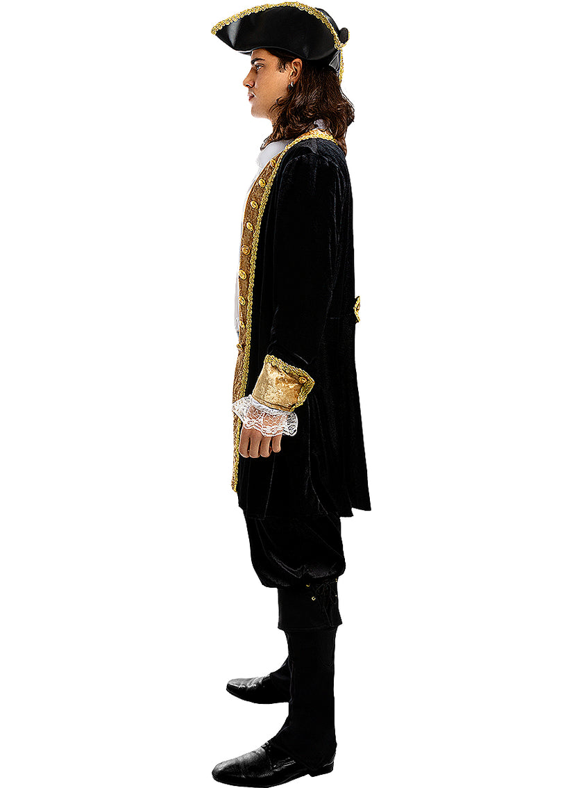 Déguisement pirate deluxe homme grande taille - Collection colonial