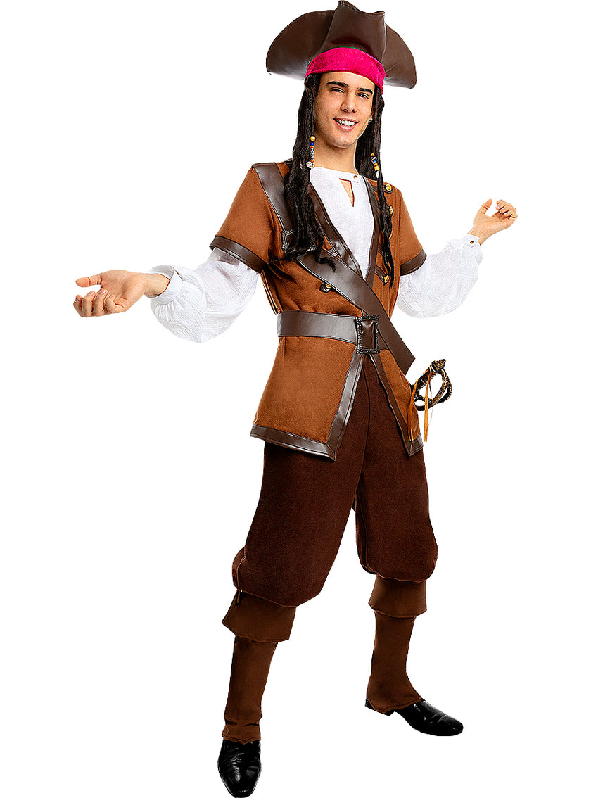 Déguisement pirate homme grande taille - Collection Caraïbe