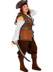 Déguisement pirate femme grande taille - Collection Caraïbe