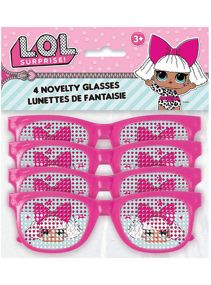 4 lunettes LOL Surprise enfant