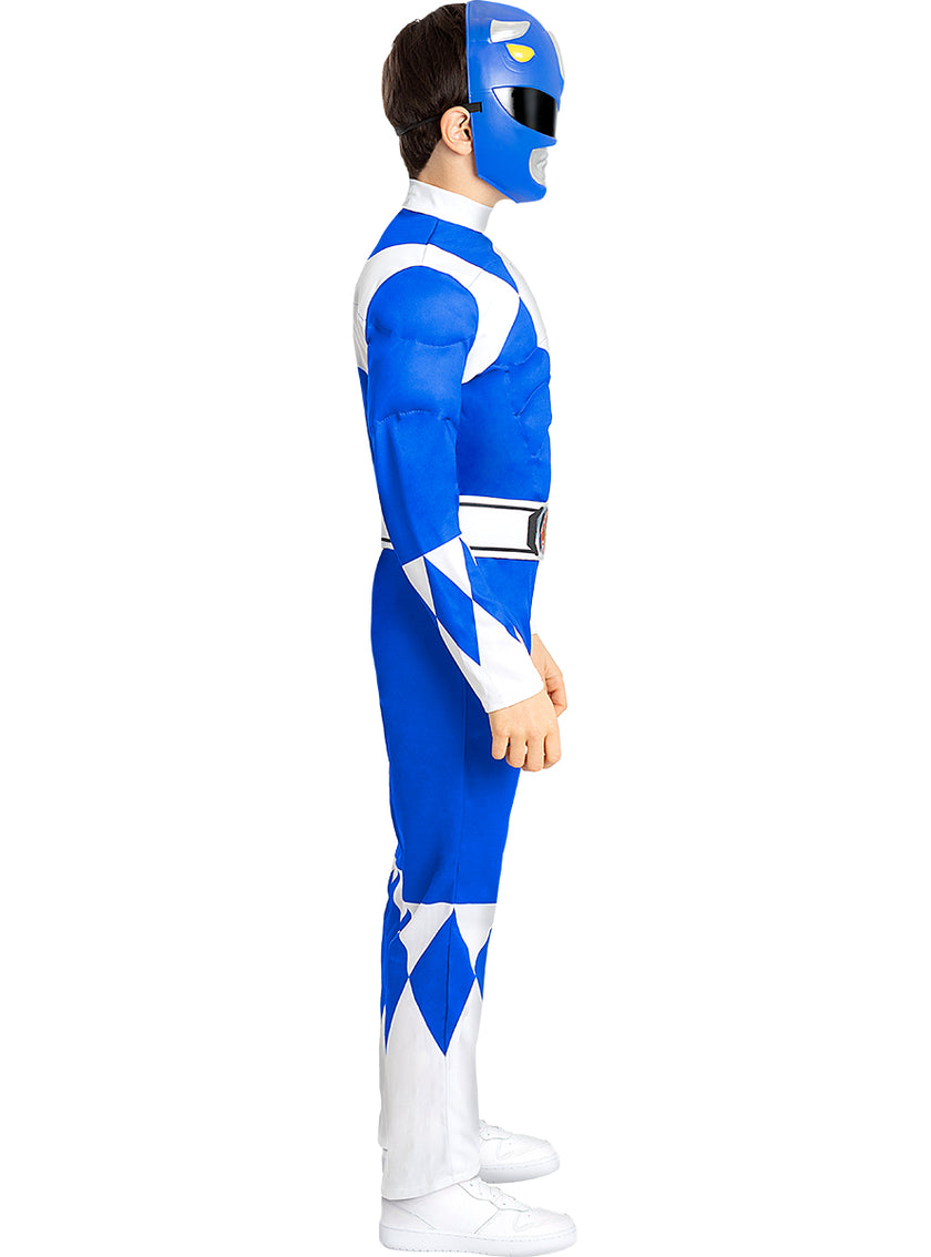 Déguisement de Power Ranger bleu enfant
