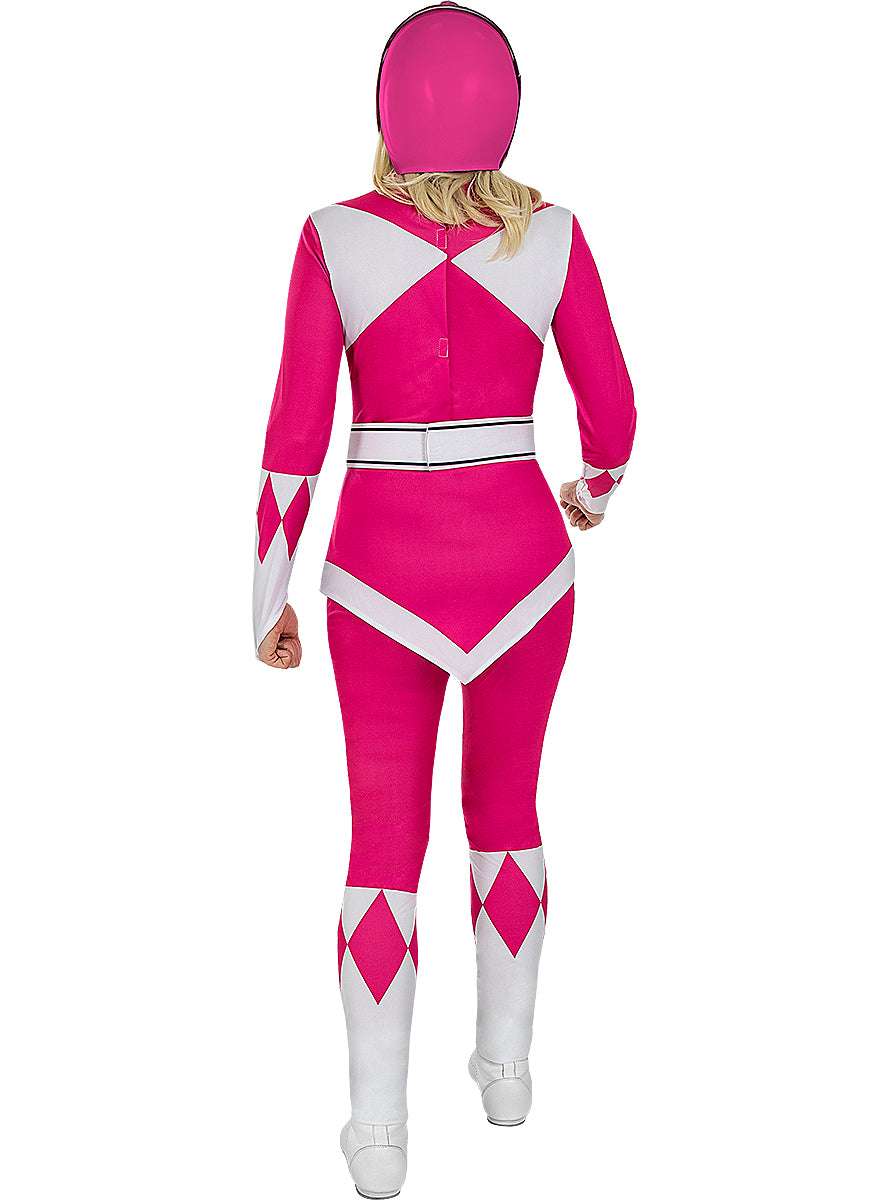 Casque Power Ranger Rose adulte