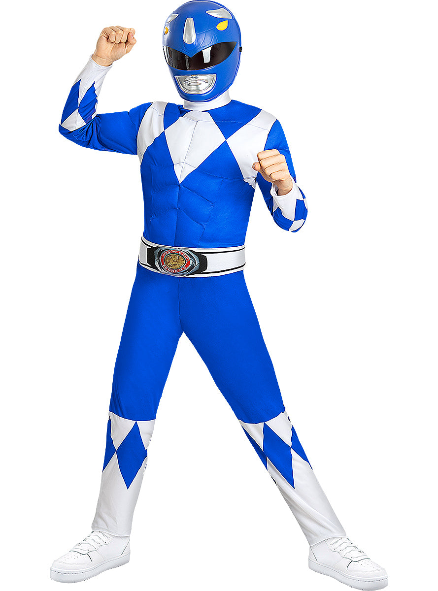 Masque Power Ranger bleu enfant