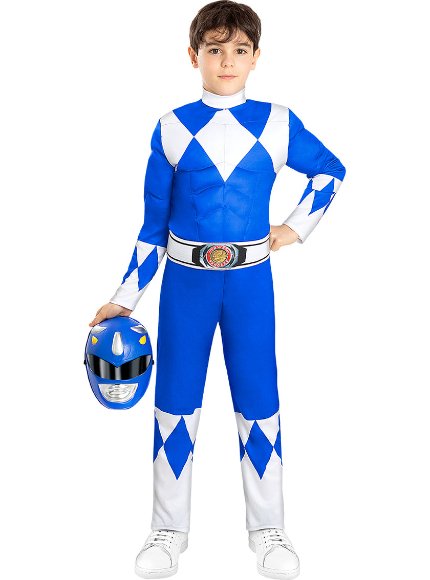 Masque Power Ranger bleu enfant