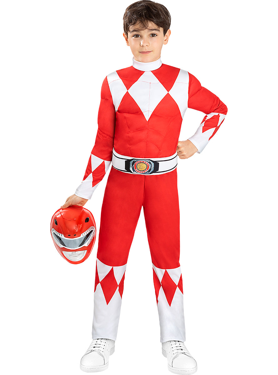 Masque Power Ranger rouge enfant