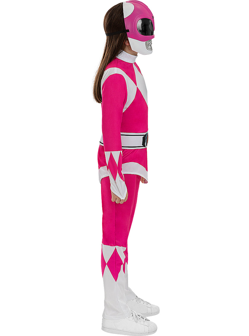 Masque Power Ranger rose pour enfant