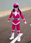 Masque Power Ranger rose pour enfant