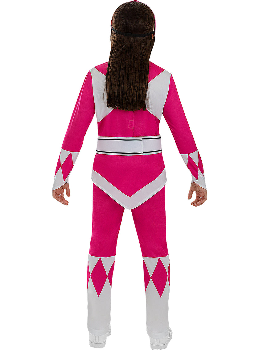 Masque Power Ranger rose pour enfant
