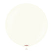 Ballons latex Kalisan Retro White, blanc