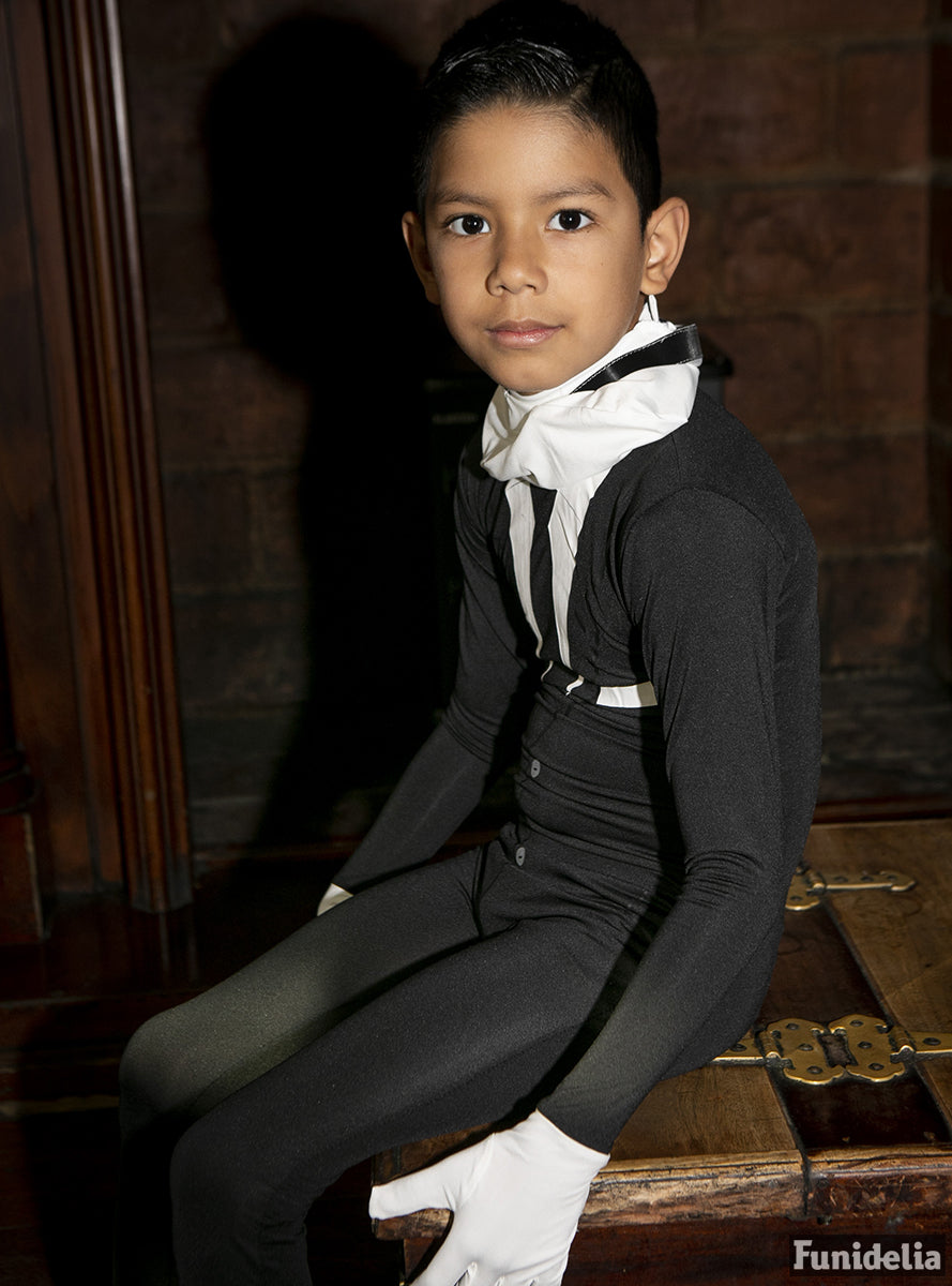 Déguisement de smoking Morphsuits slenderman enfant