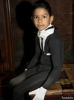 Déguisement de smoking Morphsuits slenderman enfant