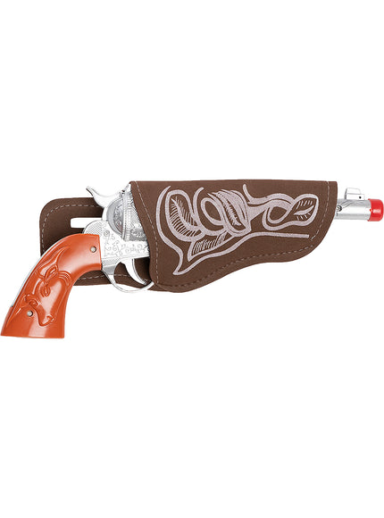 Revolver cowboy avec étui