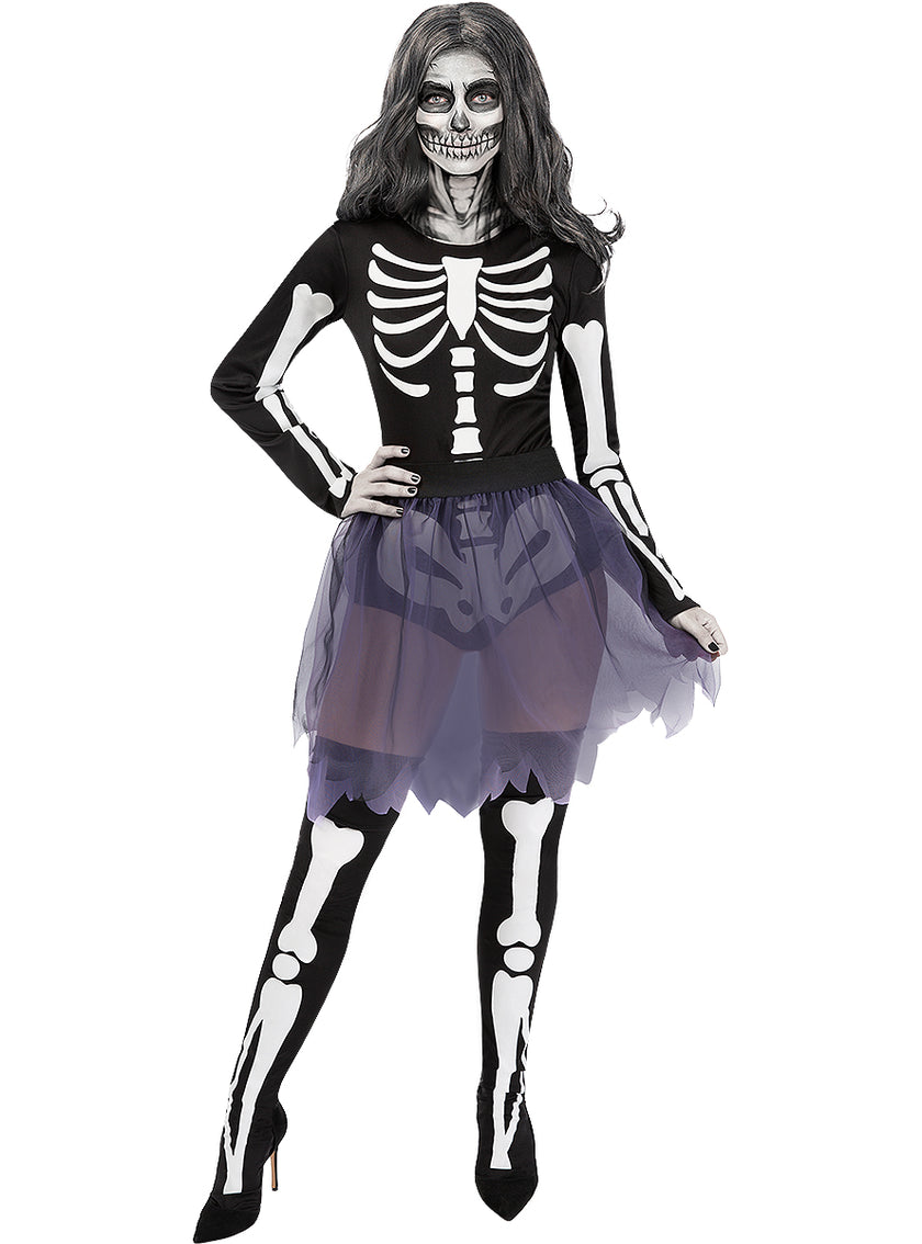 Costume de squelette femme