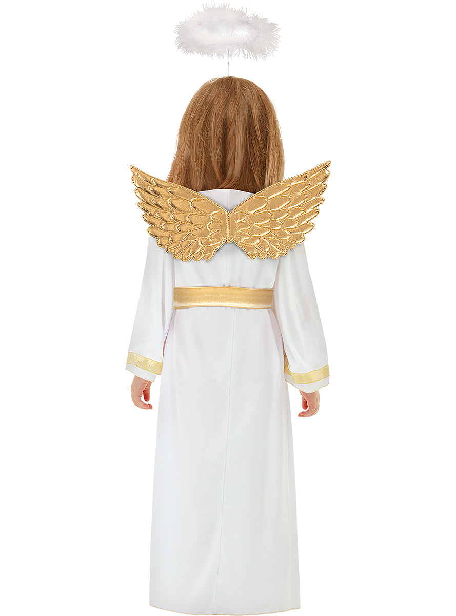 Ailes d'ange dorée fille